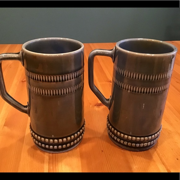 VINTAGE WADE IRISH PORCELAIN BEER STEINS- Huge! - Picture 3 of 6